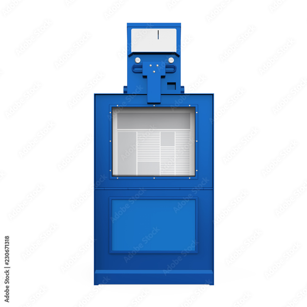 Newspaper Vending Machine Isolated Newspaper Vending Machine Isolated