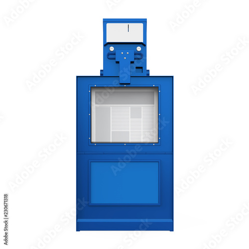 Plakat Newspaper Vending Machine Isolated