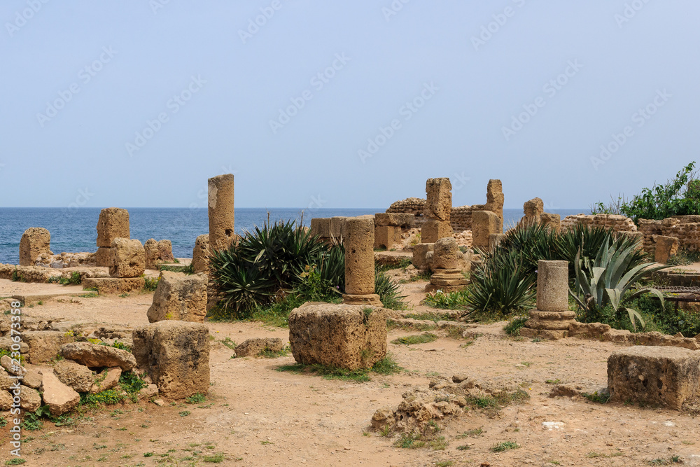 Ancient Roman ruins in Tipasa