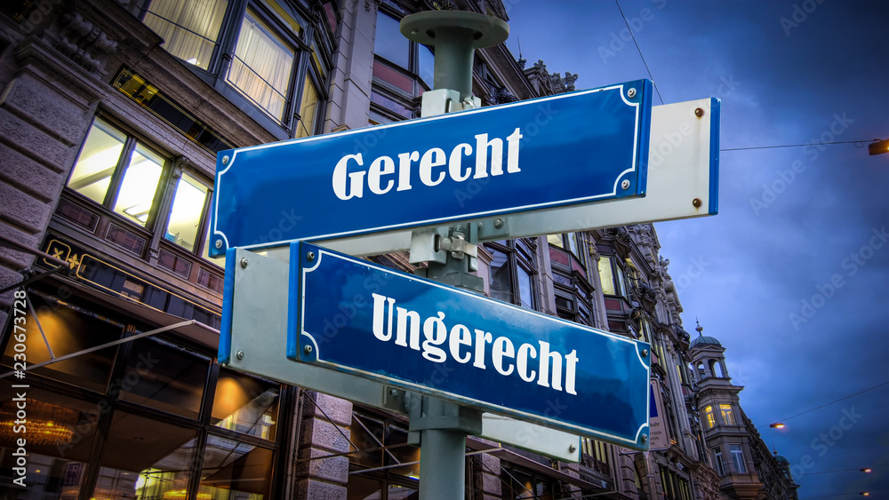 Schild 372 - Gerecht