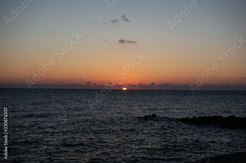 sunset at sea © Ilya