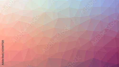 Light red orange Polygonal Mosaic Background, Vector illustration, Creative Business, Origami style with gradient