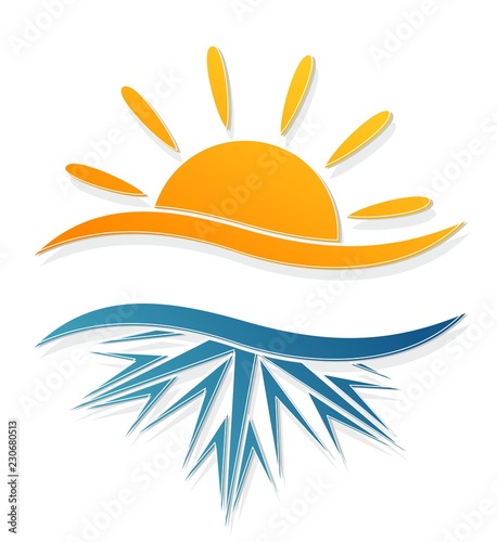 The symbol of sun and frost.