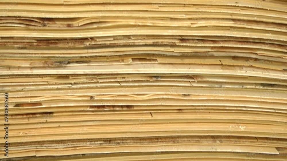 Production technology of plywood at the plant. Prepared veneer sheets. Furniture factory. Production of plywood. Automated production of plywood sheets. Veneer bundles. Production technology of plywood at the plant. Prepared veneer sheets. Furniture factory. Production of plywood. Automated production of plywood sheets. Veneer bundles.