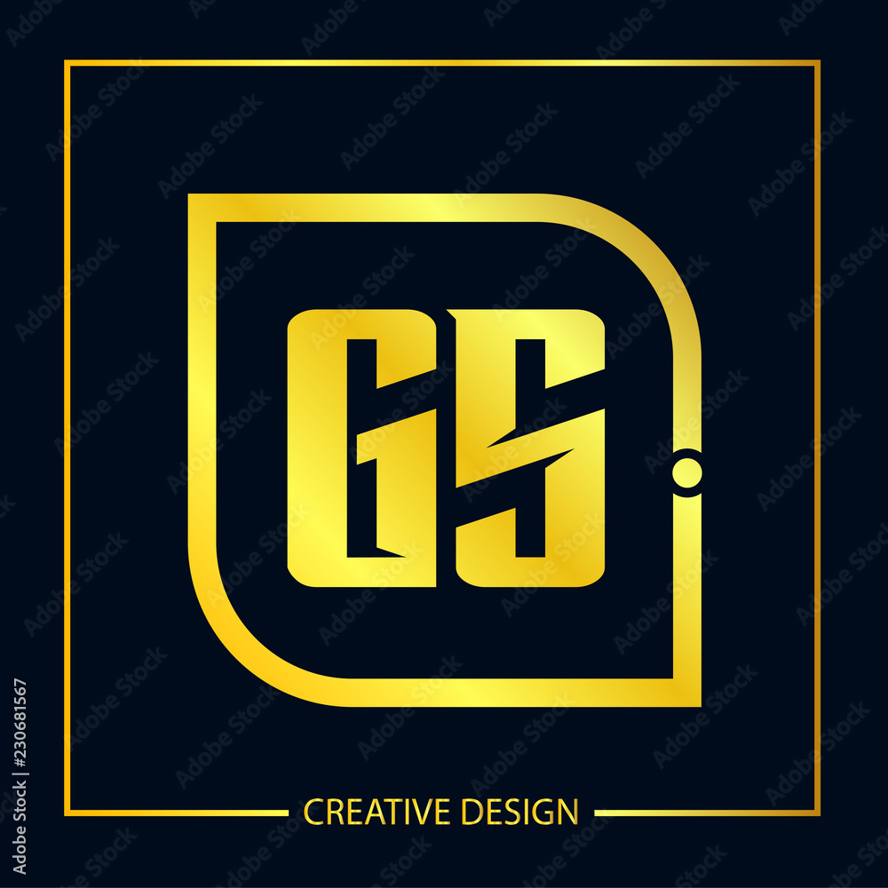Initial Letter GS Logo Template Design Initial Letter GS Logo Template Design
