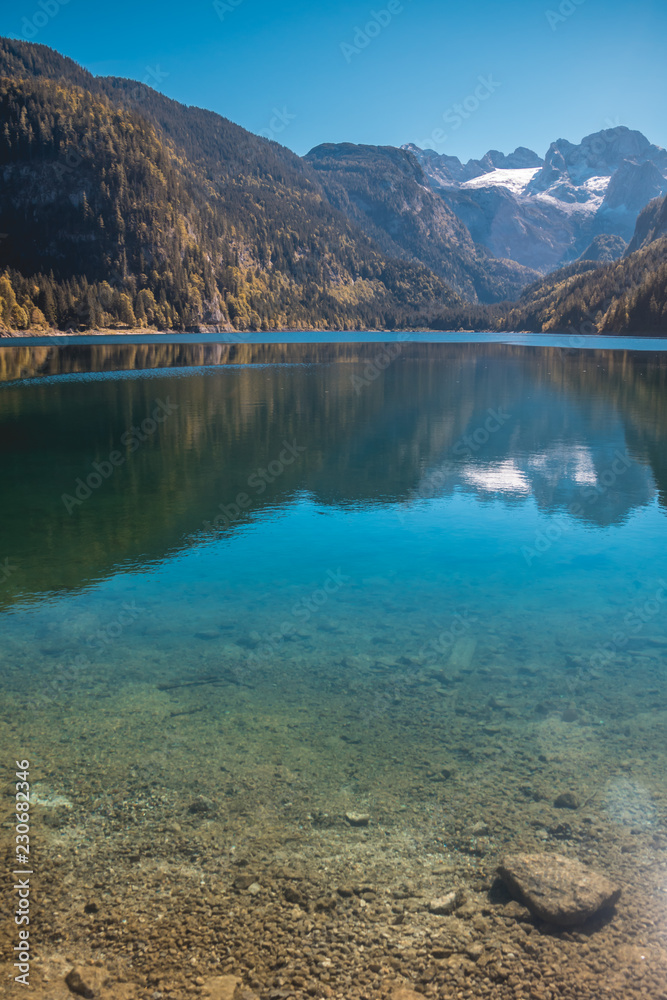 Beautiful alpine view at the famous Gosausee-Salzburg-Austria Beautiful alpine view at the famous Gosausee-Salzburg-Austria