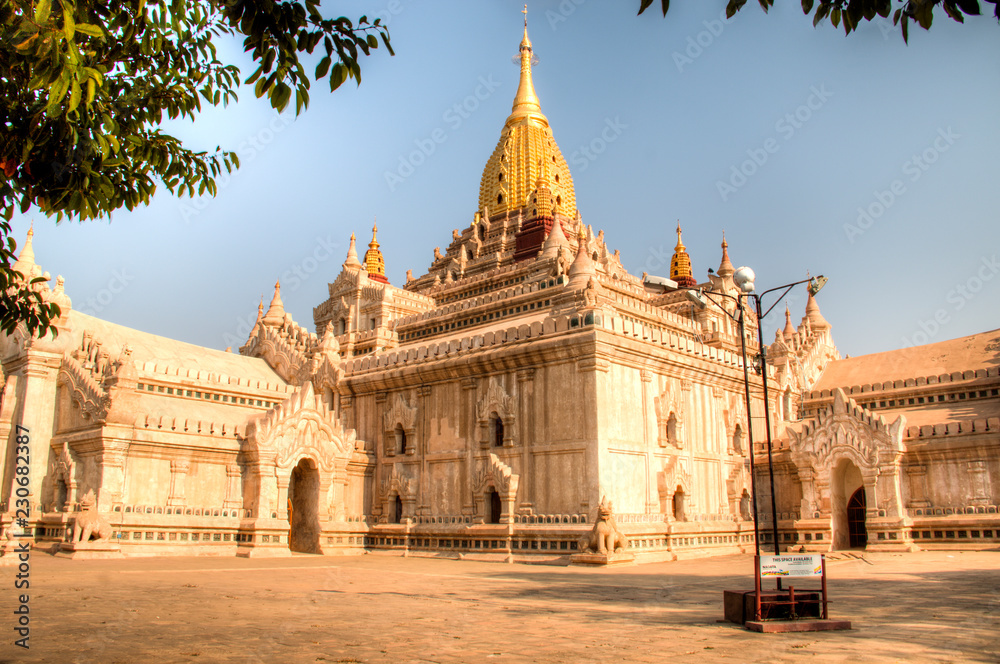 Historical temple in Bagan, a historical site in Myanmar
