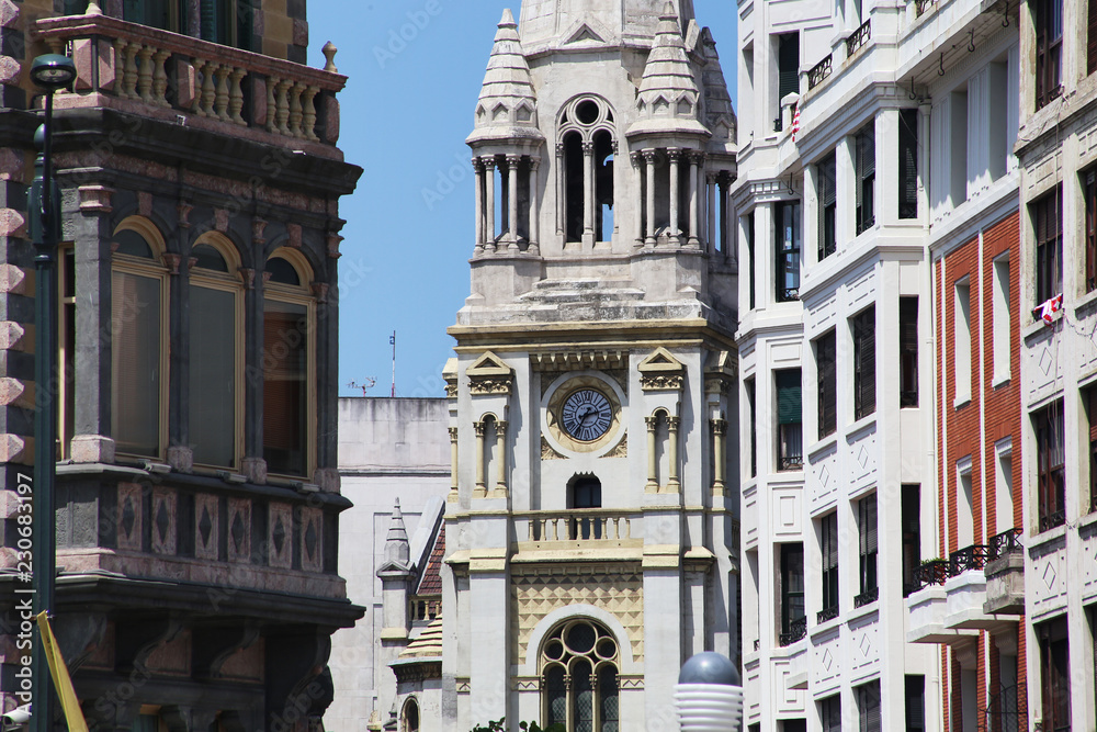 Obraz premium Blick vom Moya Platz in Bilbao