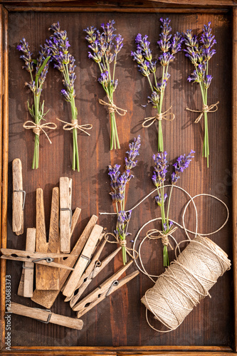 Aromatic and pleasant lavender preparation for home drying