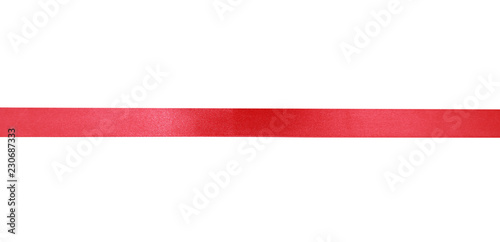 Free Download Red holiday flat horizontal ribbon isolated. - GFXLoad