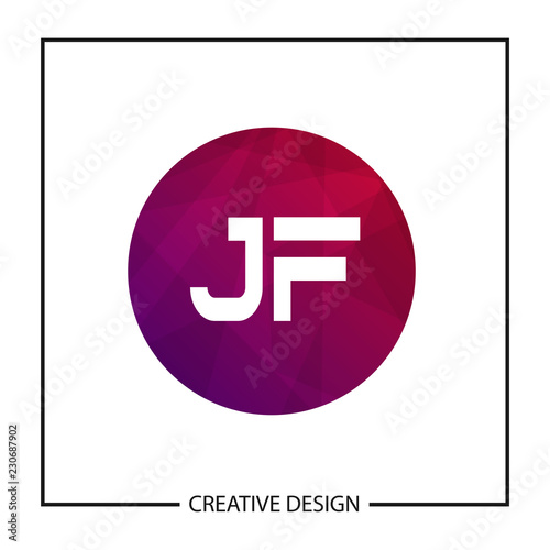 Initial Letter JF Logo Template Design Free Download Initial Letter JF Logo Template Design - GFXLoad