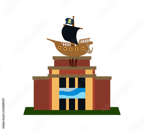 Maritime museum. European landmark