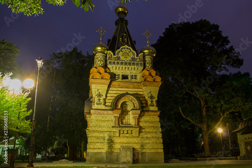 Canvas Print church of peter and st paul in moscow russia