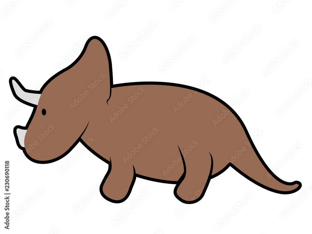 Isolated cute dinosaur cartoon character. Vector illustration design Isolated cute dinosaur cartoon character. Vector illustration design
