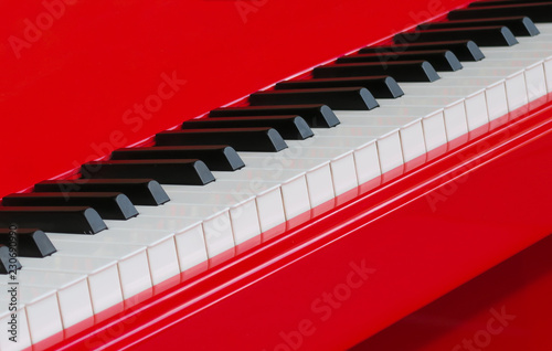 Obraz na płótnie Piano-Piano w salonie