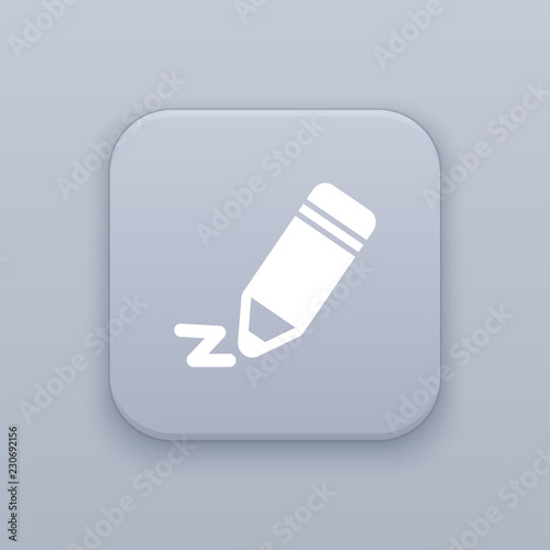 Edit, write button, best vector