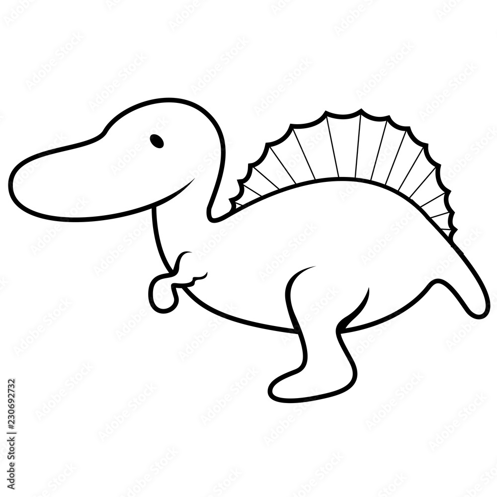Isolated cute dinosaur cartoon character. Vector illustration design Isolated cute dinosaur cartoon character. Vector illustration design