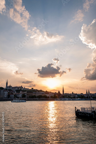 view of Budapest at sunset © Chris Scholz
