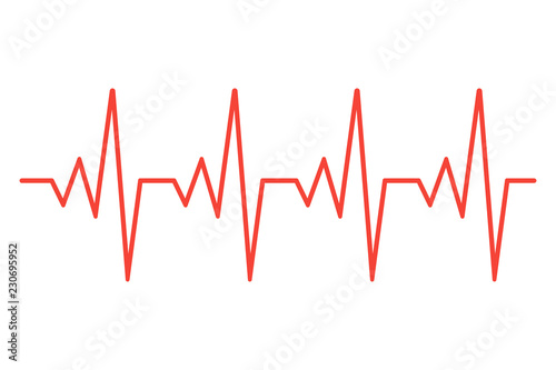 Heartbeat. Heart beat pulse icon. Heart Rate
