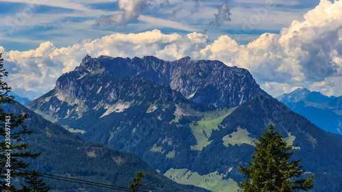 Beautiful alpine view at Koessen - Austria photo