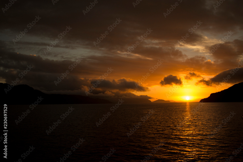 Obraz premium atardecer