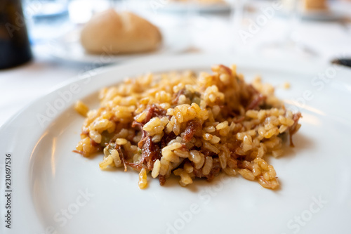 Duck paella rice