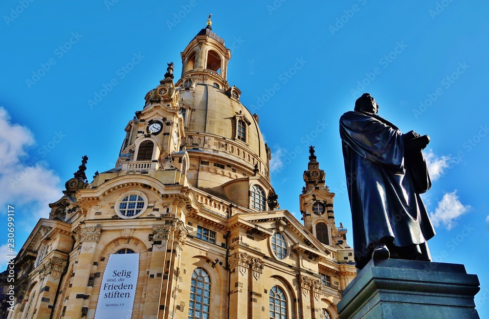 Dresden, Luther vor der Frauenkirche