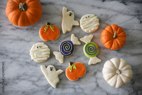 Halloween themed cookies