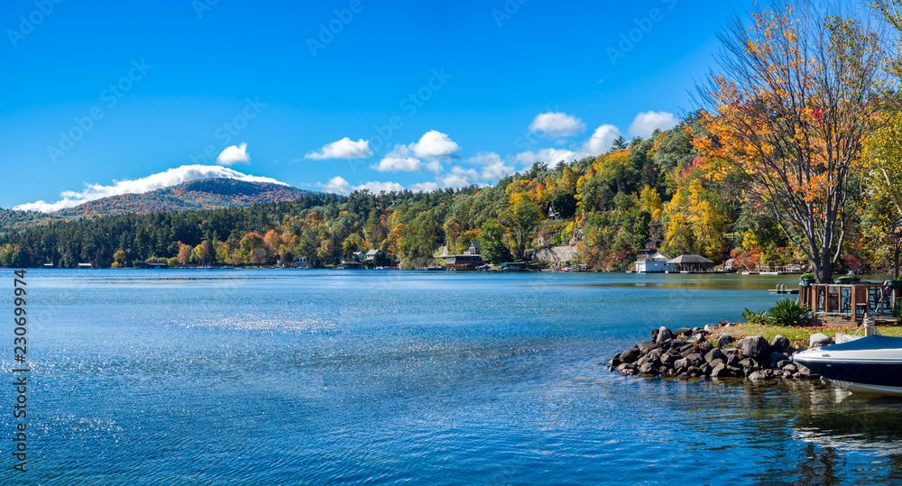 Lake George Fall Landscape