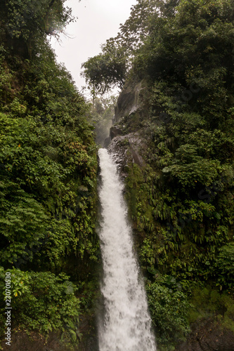 La Paz Waterfall next to the turistic road, Alajuela, Vara Blanca, Costa Rica