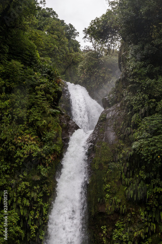 La Paz Waterfall next to the turistic road  Alajuela  Vara Blanca  Costa Rica