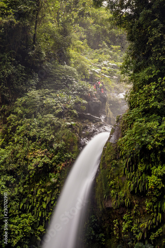 La Paz Waterfall next to the turistic road, Alajuela, Vara Blanca, Costa Rica