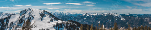 Beautiful alpine winter view at the Wallberg - Bavaria - Germany © Martin Erdniss