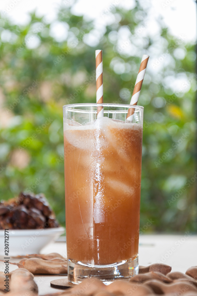 Jugo de tamarindo Stock Photo Adobe Stock