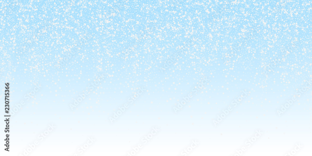 Fototapeta premium Amazing falling stars Christmas background. Subtle