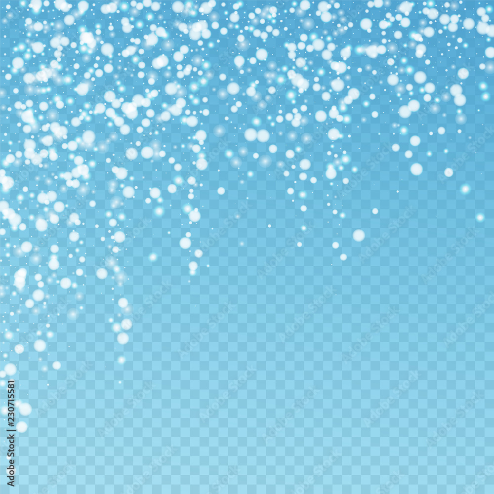 Beautiful falling snow Christmas background. Subtl Beautiful falling snow Christmas background. Subtl