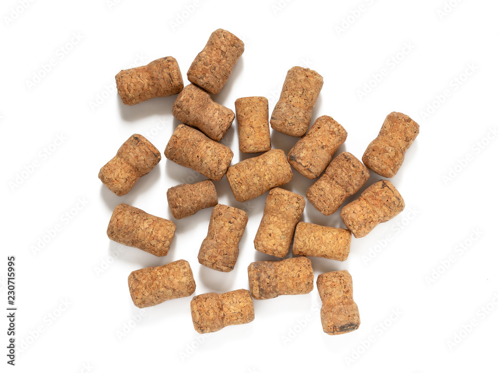 Used champagne corks