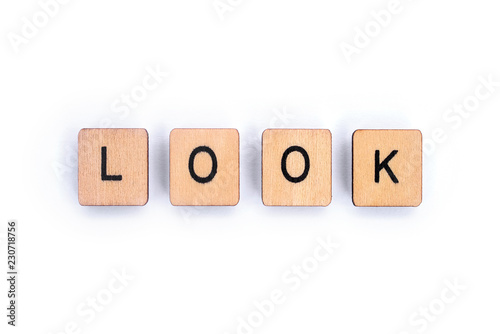 The word LOOK
