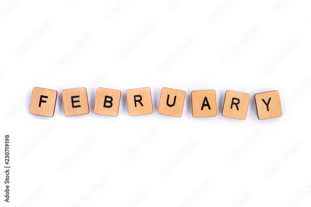 The month of FEBRUARY The month of FEBRUARY
