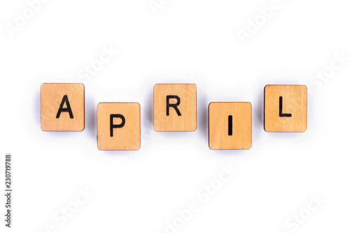 The month of APRIL