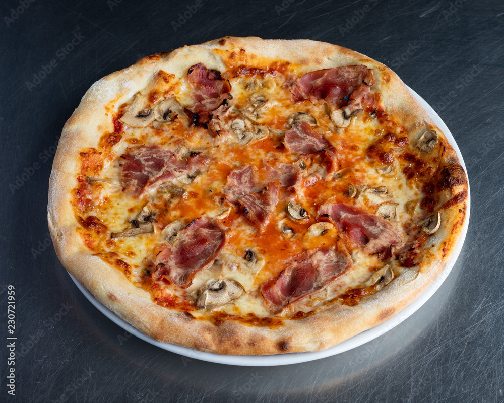 Pizza Reine Stock Photo Adobe Stock