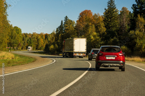Wallpaper Mural car on the road Torontodigital.ca