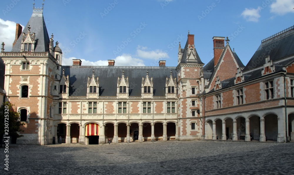 Château royal de Blois, résidence favorite des rois de France, fait parti des 