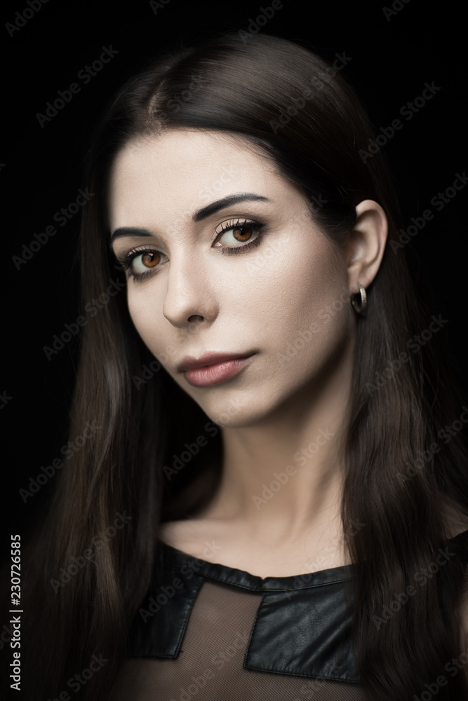 Young woman portrait, shallow depth of field Young woman portrait, shallow depth of field