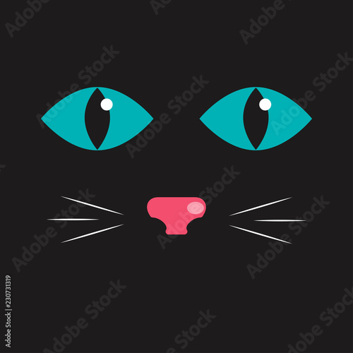 Black cat card