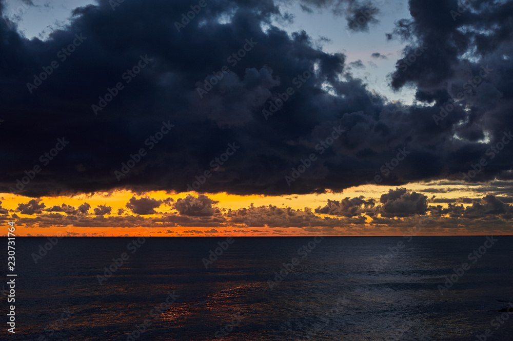 Sunset Black Sea Nature