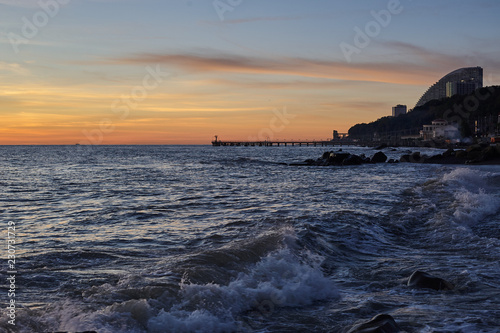 Sunset Black Sea Nature