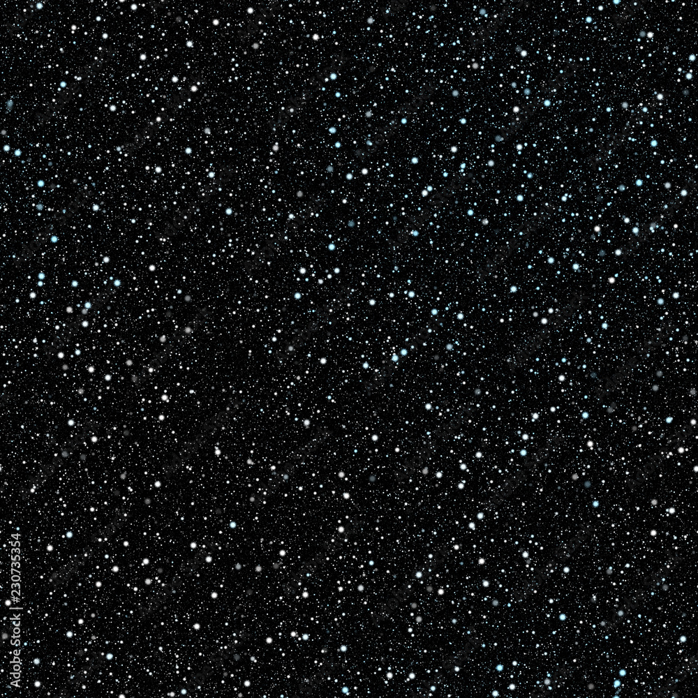 Starrs in outer space seamless background or texture illustration