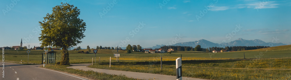Beautiful view near Bergen - Bavaria - Germany Beautiful view near Bergen - Bavaria - Germany