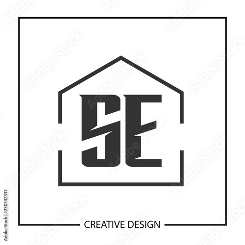 Initial Letter SE Logo Template Design